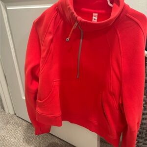 Scuba oversized funnel neck half zip
